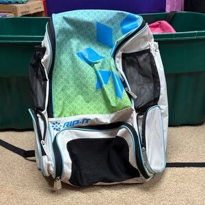 Kids Softball Bag - Green and Blue